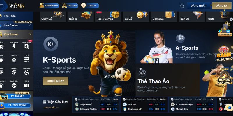 Thương hiệu giải trí trực tuyến nổi bật năm 2026